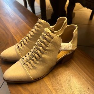 Ankle Booties with Front Detail & Buckle